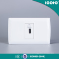 L105u USB Standard USB Charger Plug Power Point Interruptor e soquete elétricos de parede